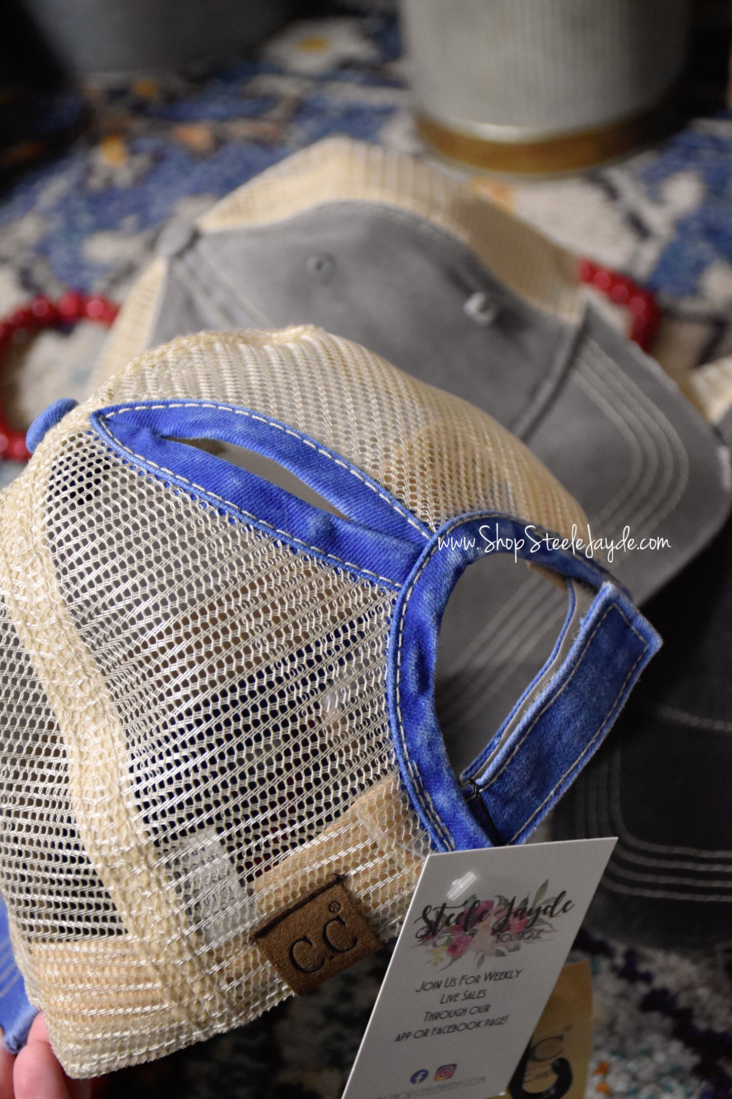 Open Pony Mesh Hat {Multiple Colors}