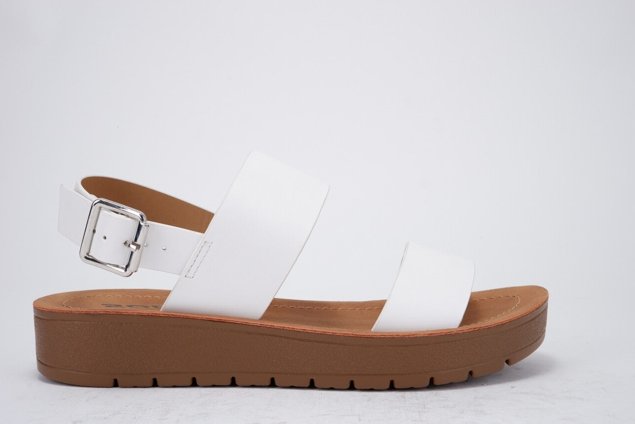 Anderson Comfort Sole Sandal {White} CLEARANCE