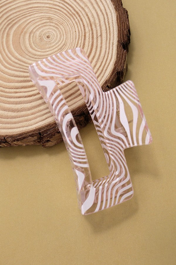 Swirl Translucent Claw Clip {Multiple Colors}