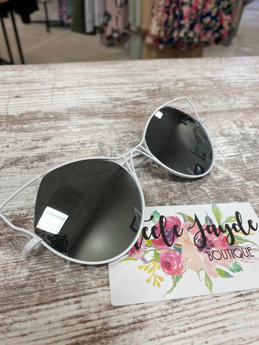 Sinful Cateye Sunglasses {Chrome} CLEARANCE