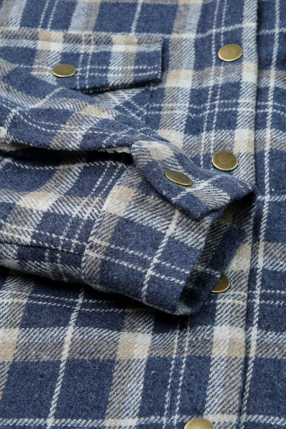 Jasper Sherpa Lux Shacket {Blue}