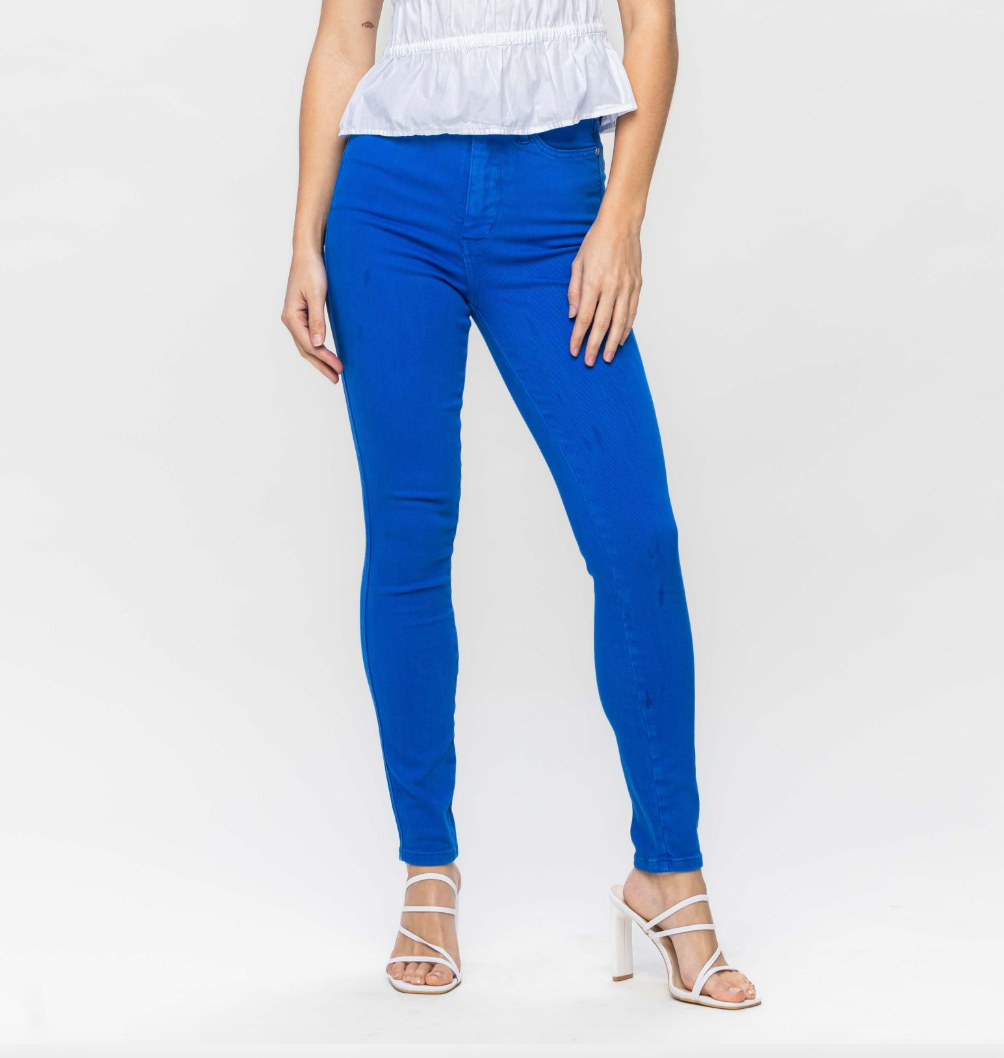 State Love Cobalt Tummy-Control Stretch Denim CLEARANCE