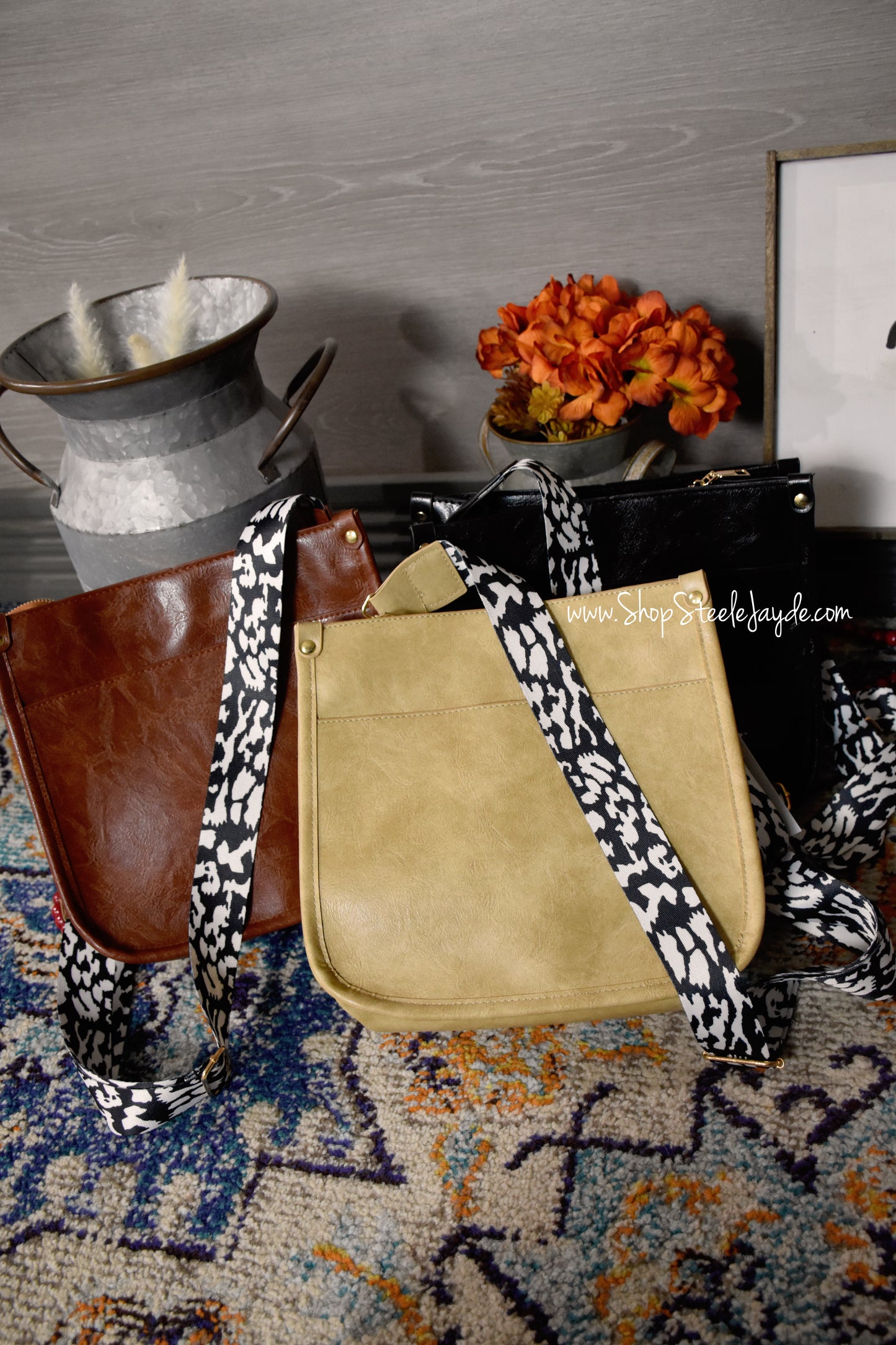 Sidekick Vegan Leather Crossbody {Multiple Colors}