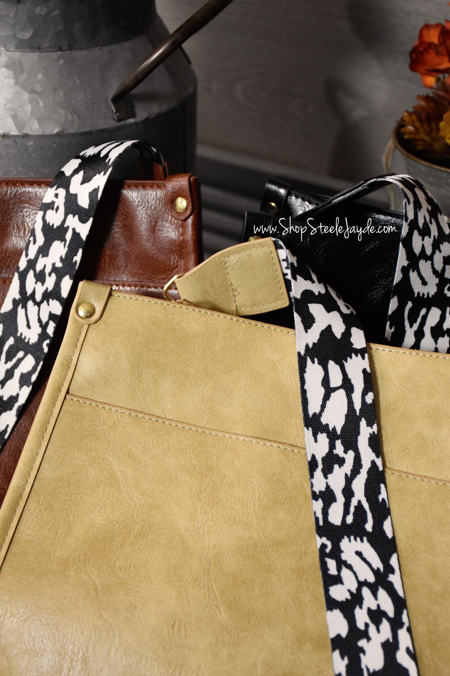 Sidekick Vegan Leather Crossbody {Multiple Colors}