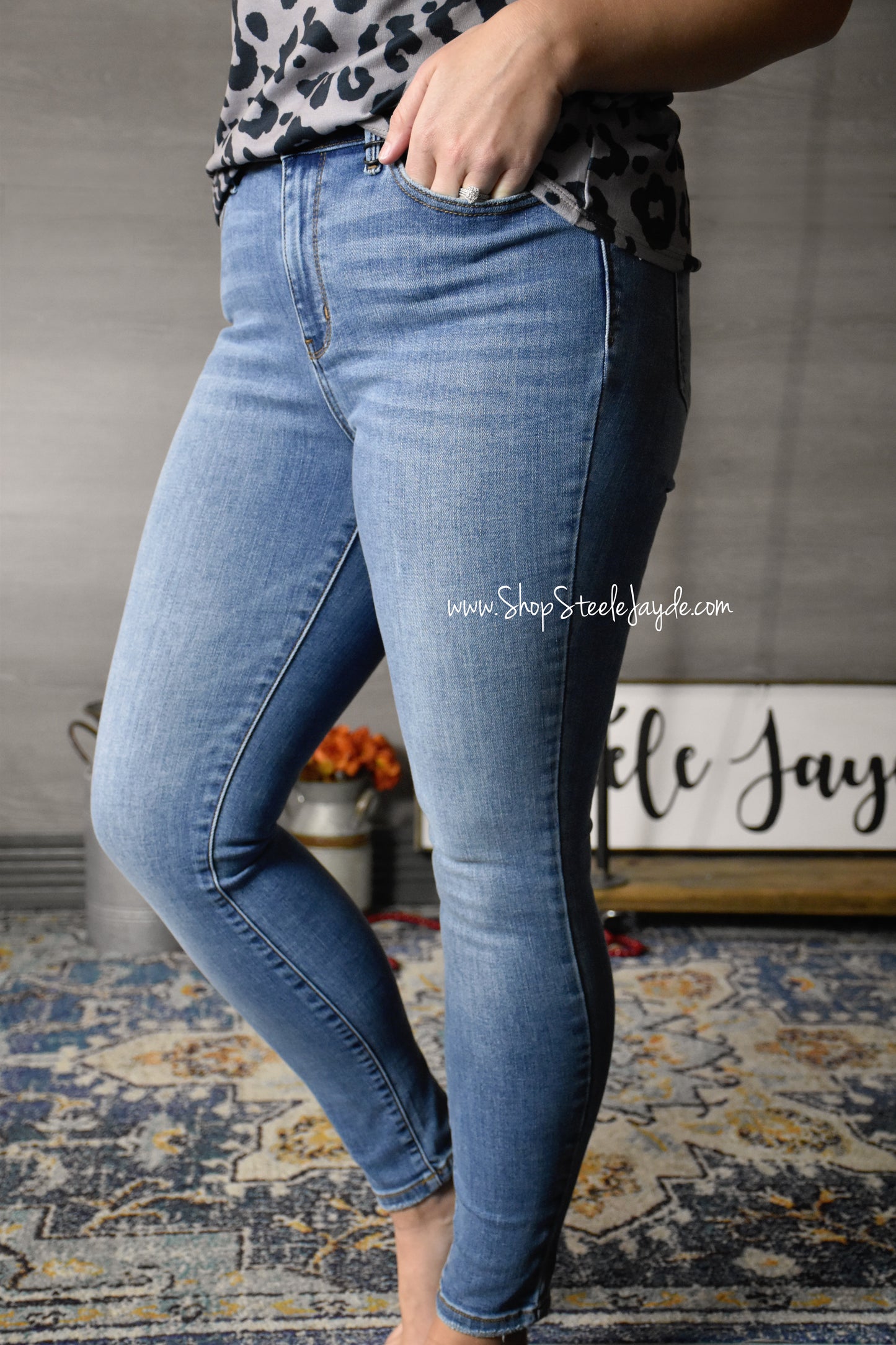 Claire Non-Distressed Vintage Stretch Denim