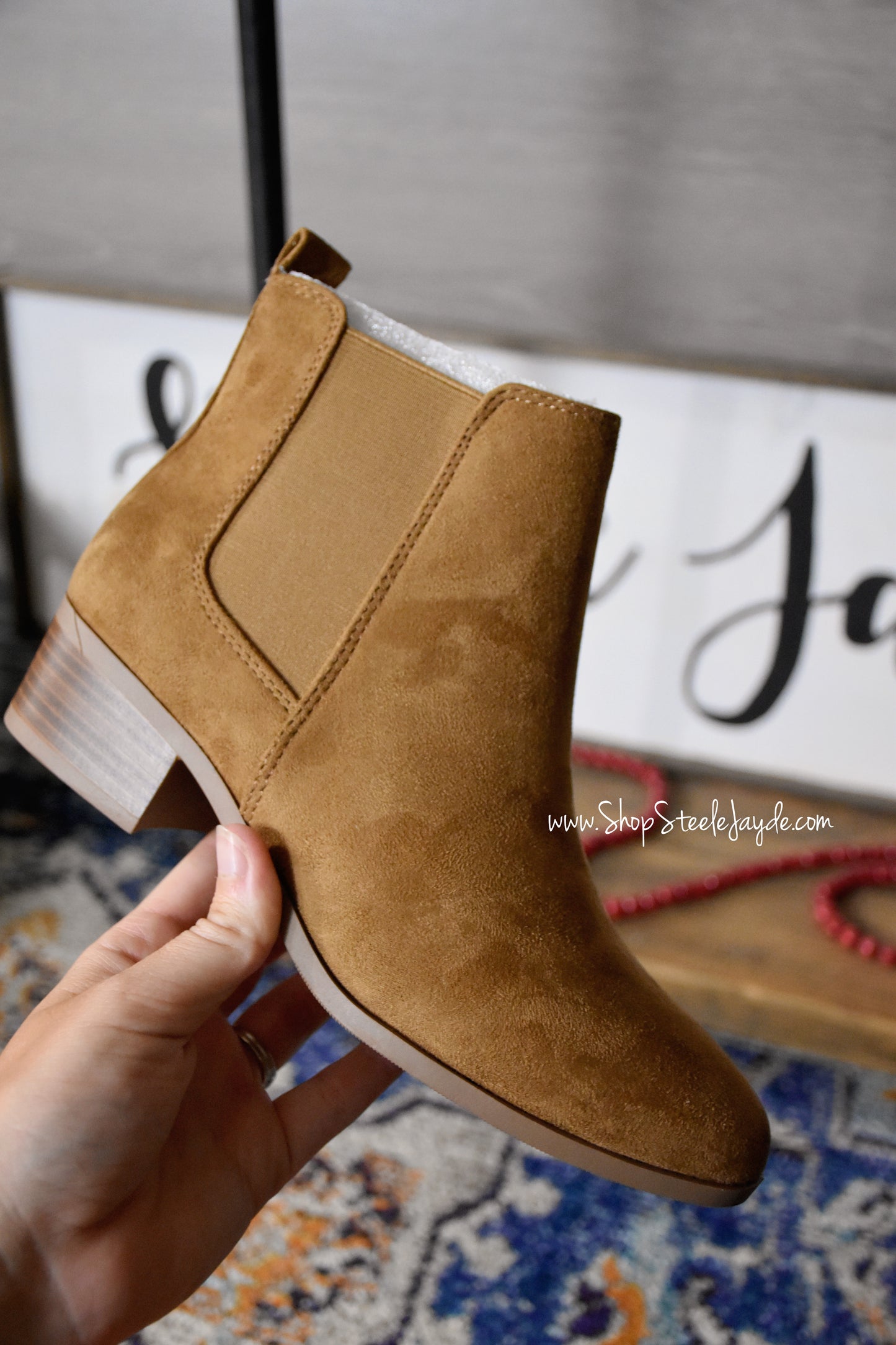 Chelsea Ankle Bootie {Light Coffee}