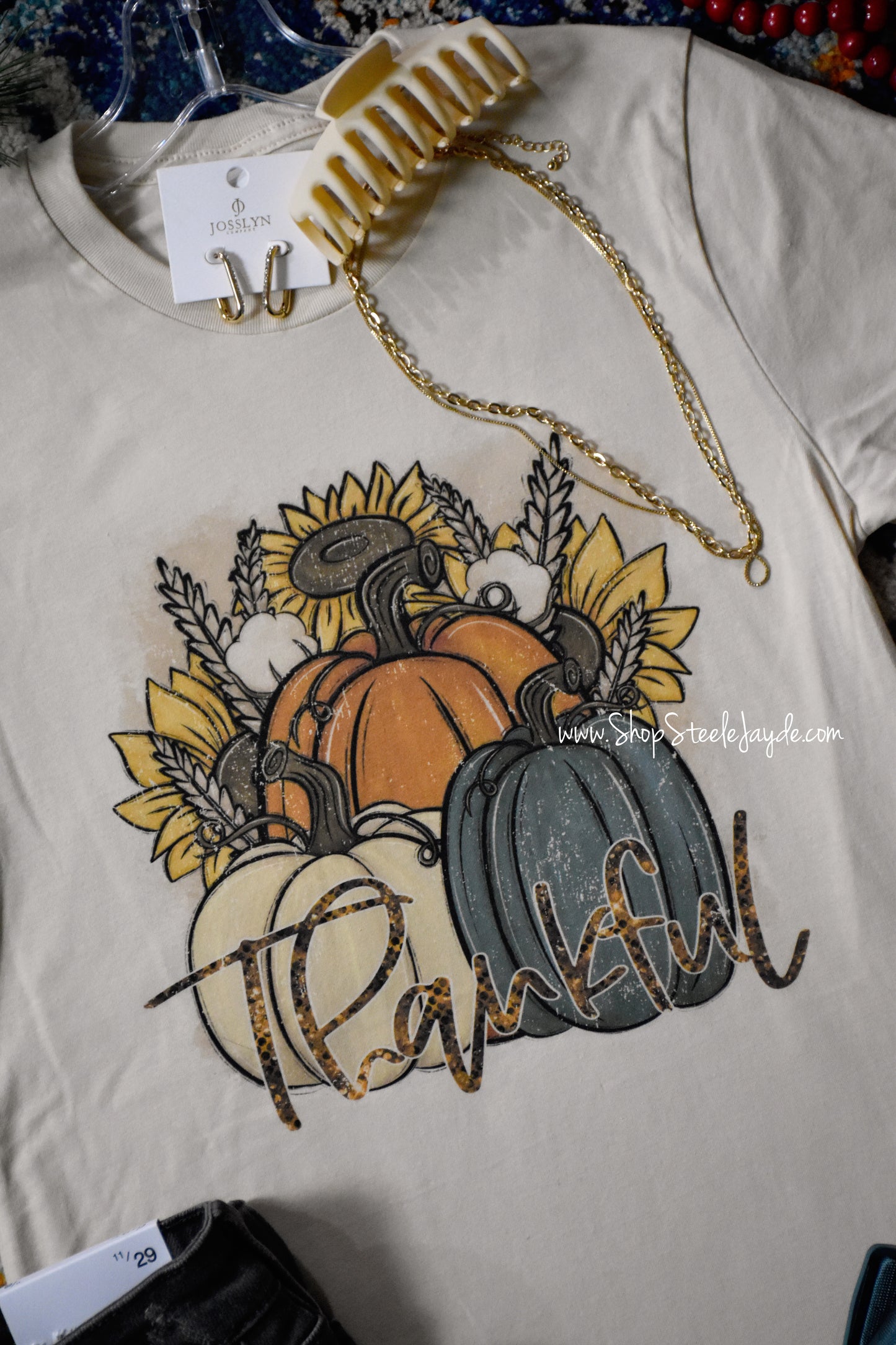 Thankful Sunflower Graphic Tee
