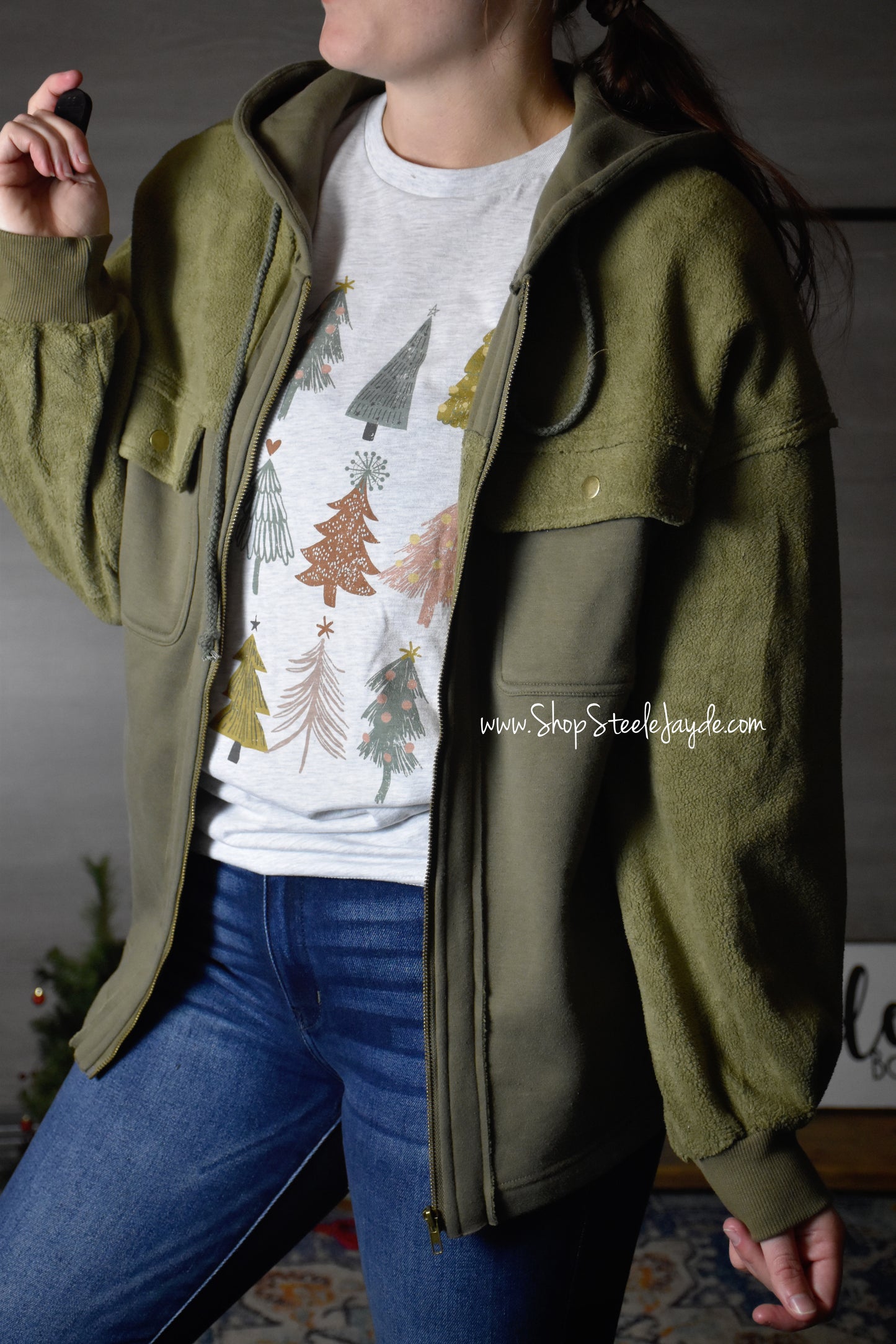 Boho Holiday Trees Graphic Tee