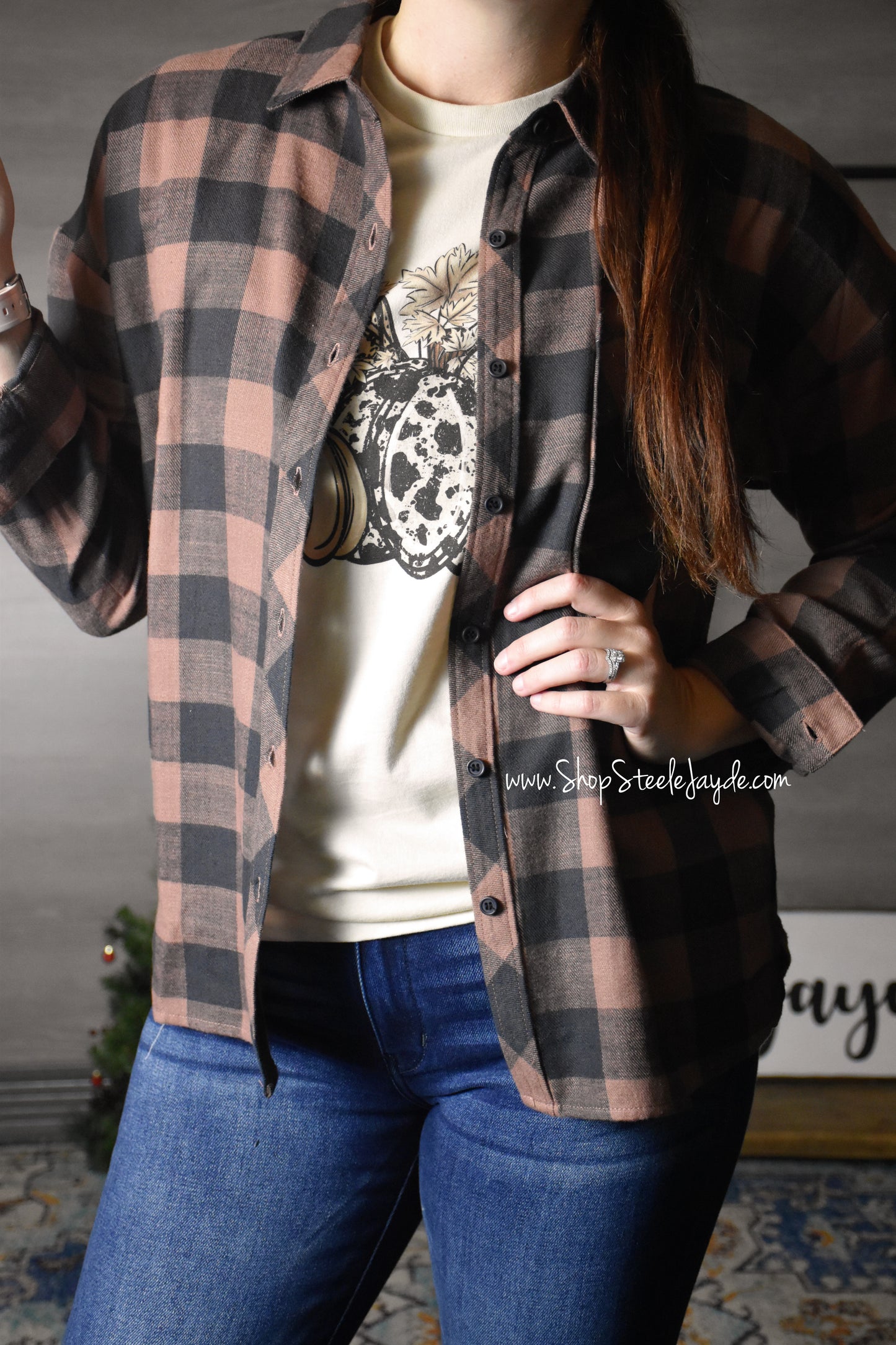 Buckley Relaxed Plaid Top {Hazel} CLEARANCE