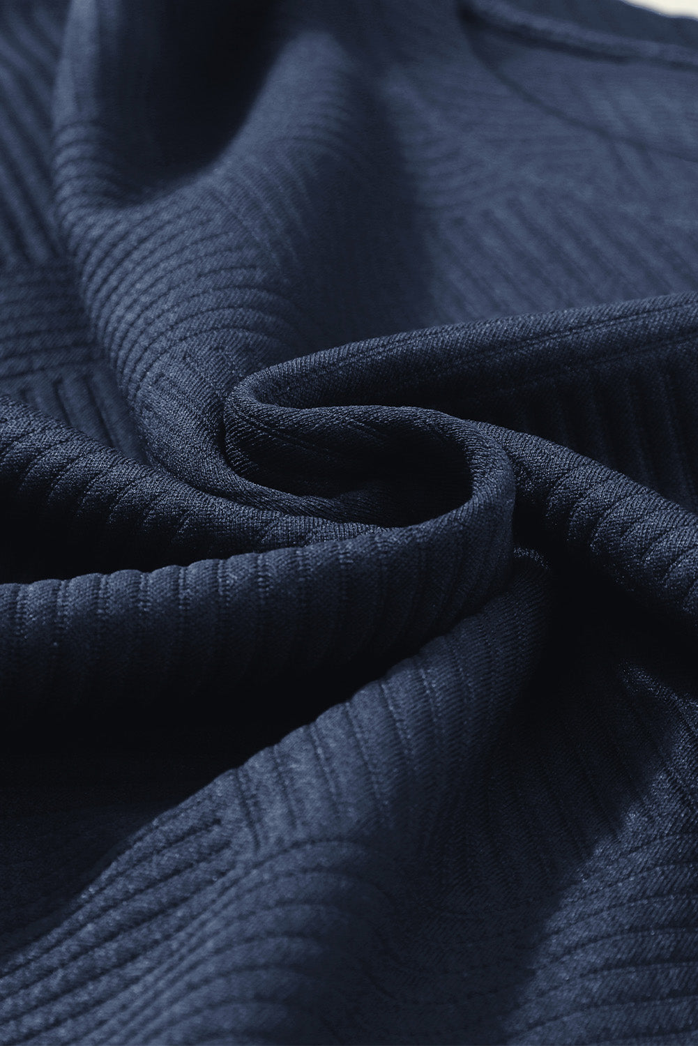 {SAMPLE SALE} *FINAL SALE* Navy Blue Lux Textured Set