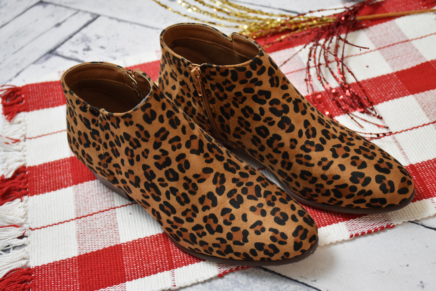 Harley Leopard Bootie