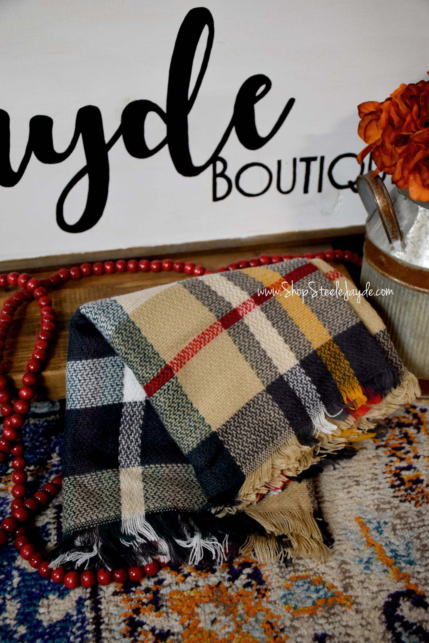 Mettle Infinity Scarf {Tan}