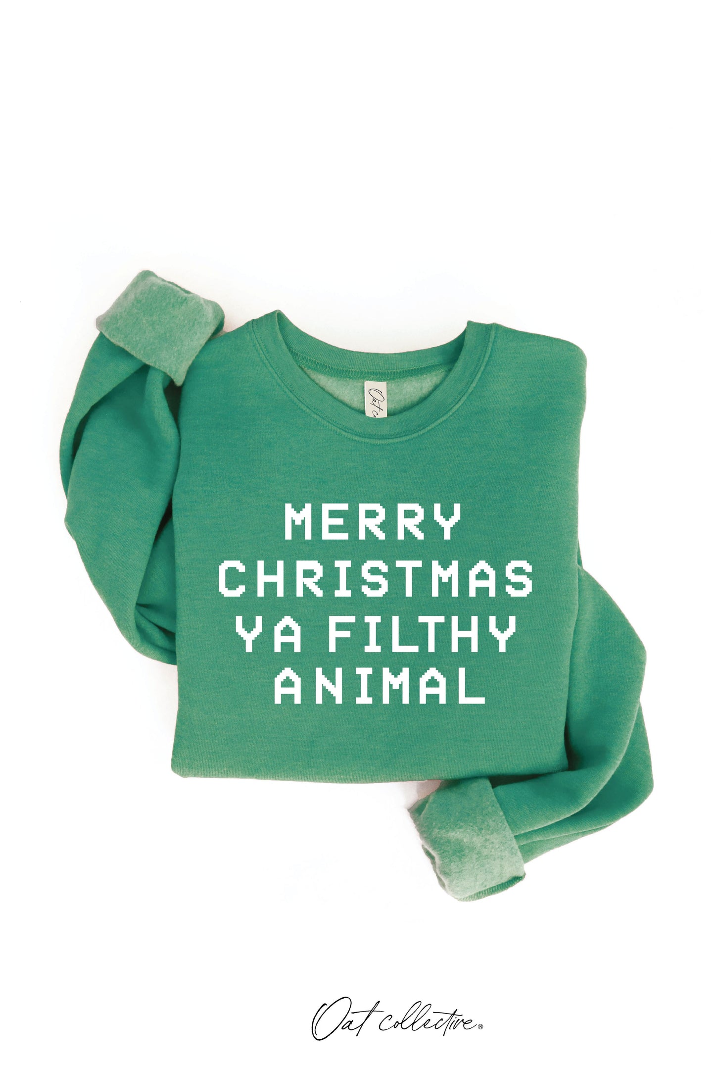 Merry Christmas Ya Filthy Animal Premier Pullover {Emerald}