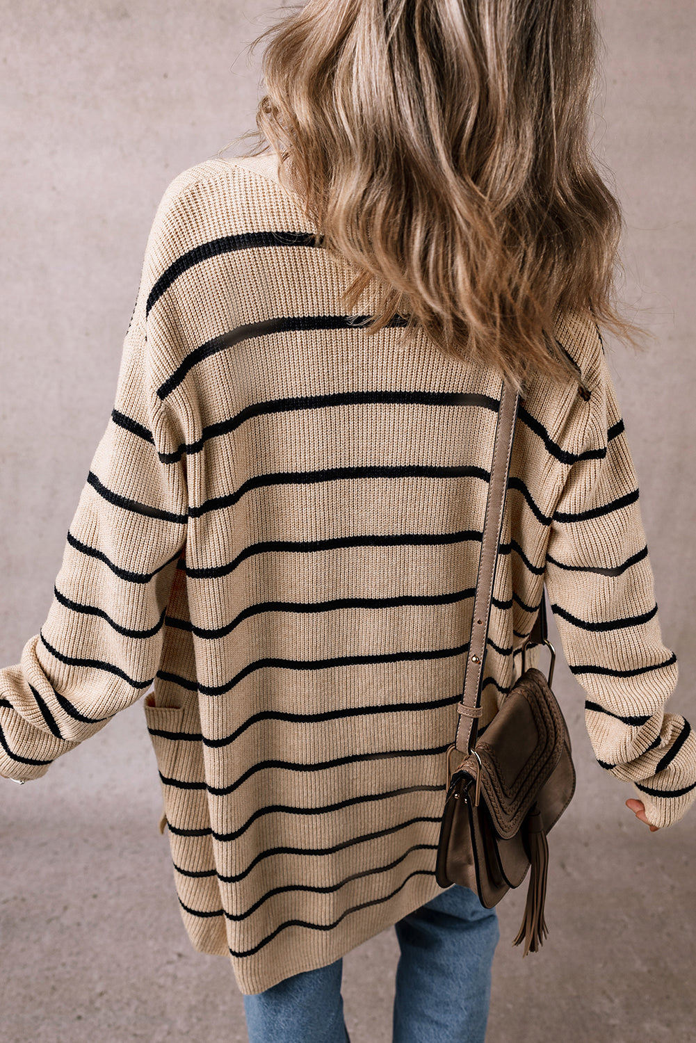 Raegan Cozy Striped Cardigan