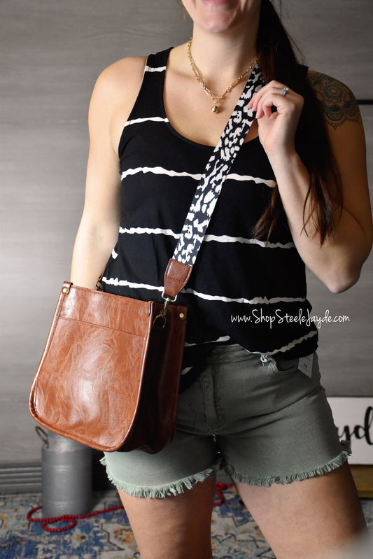 Sidekick Vegan Leather Crossbody {Multiple Colors}