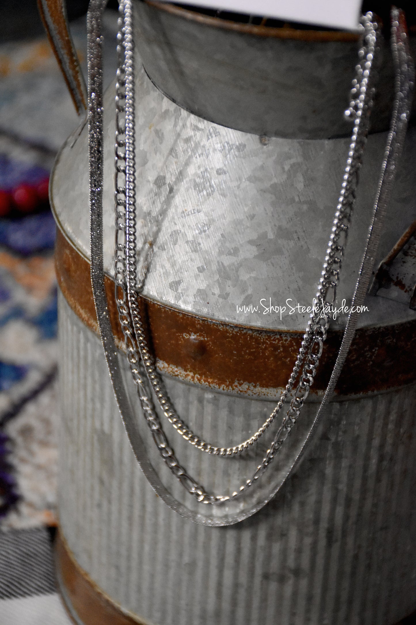 Herringbone Chain Layered Necklace