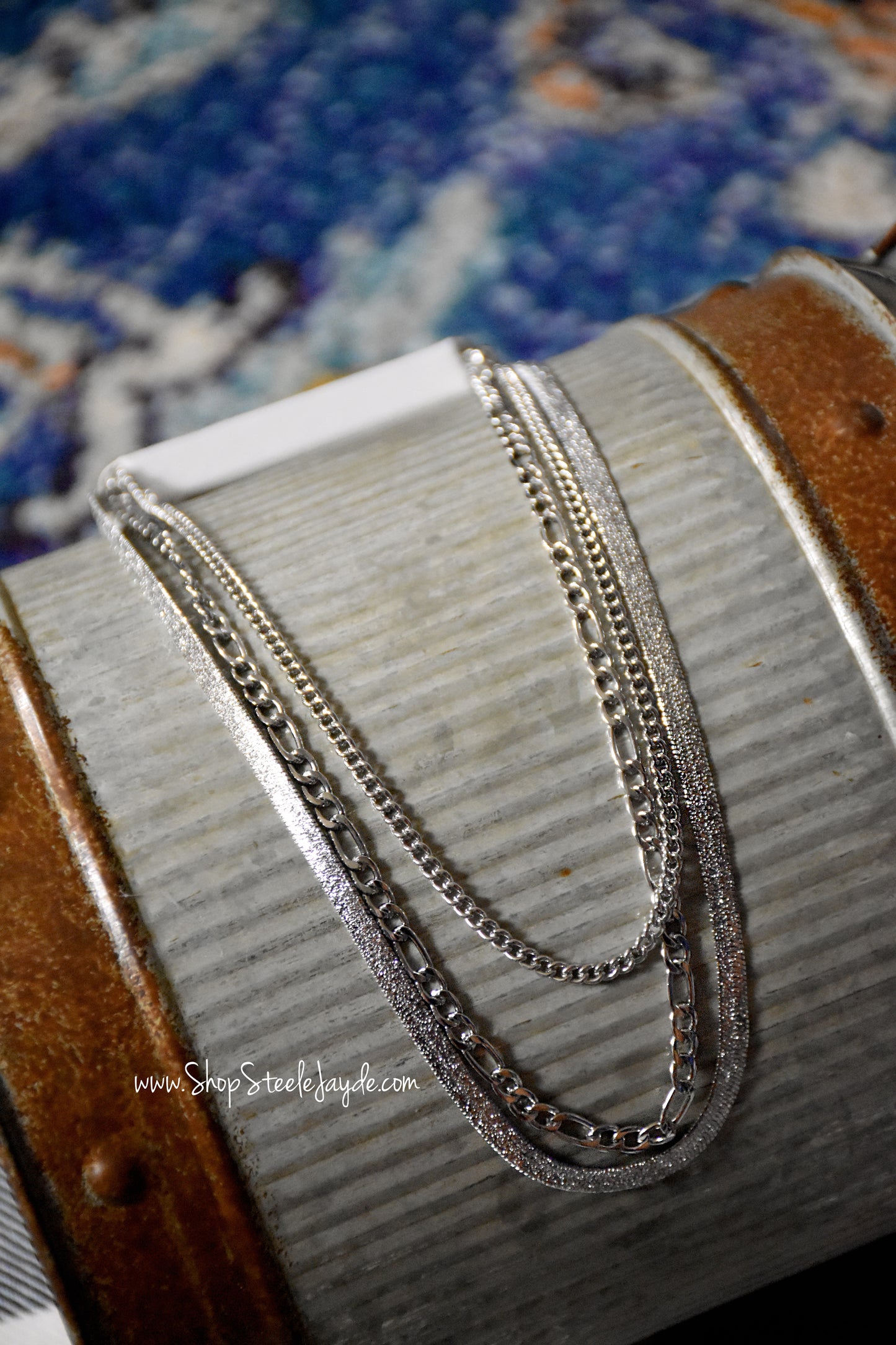 Herringbone Chain Layered Necklace