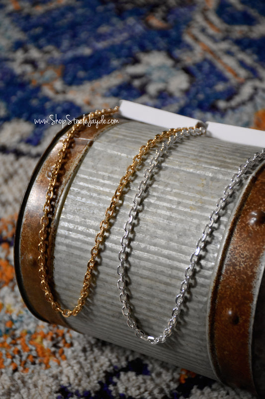 Classic Link Chain Necklace {Multiple Colors}