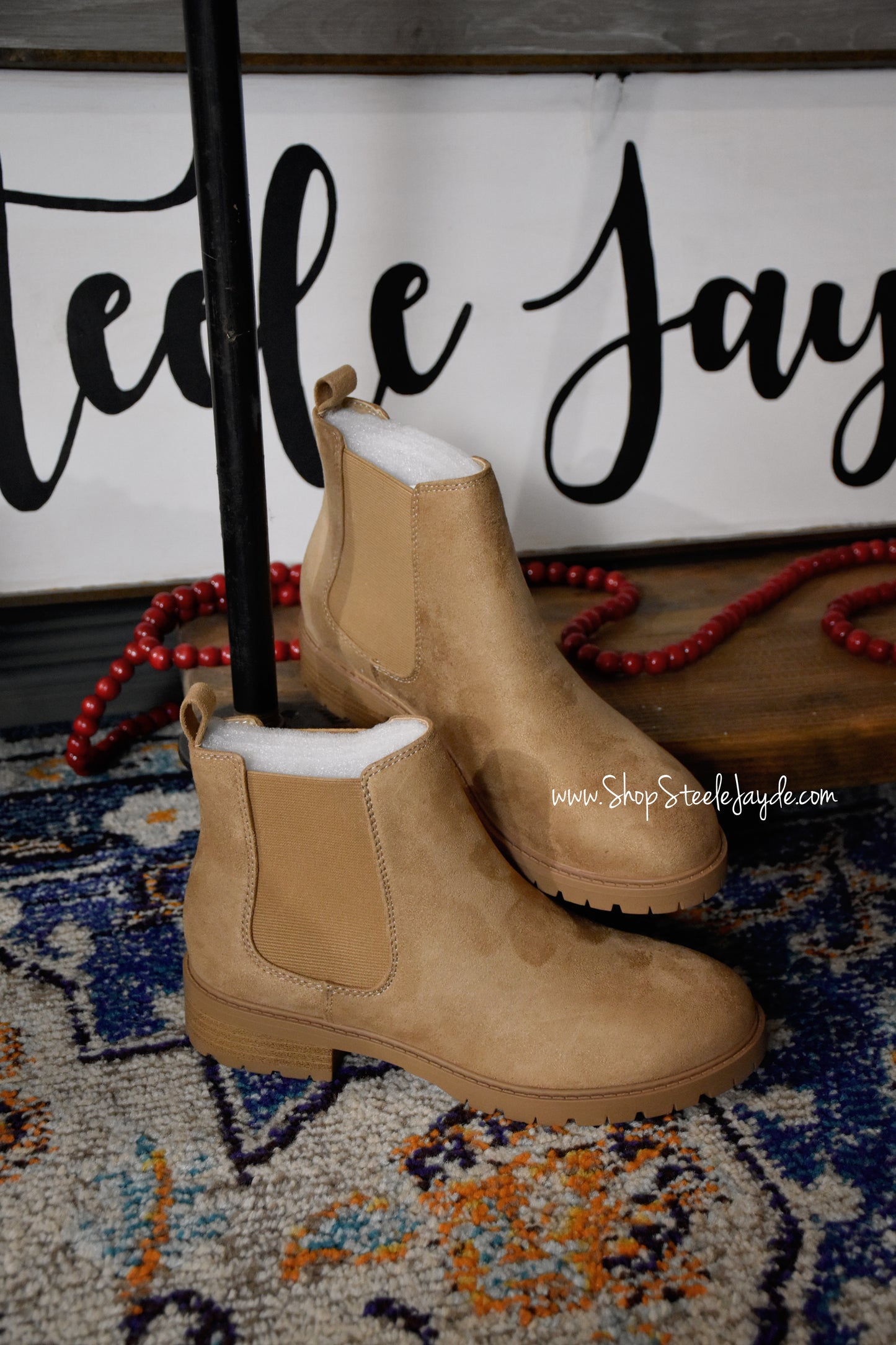 Candace Block Heel Ankle Bootie
