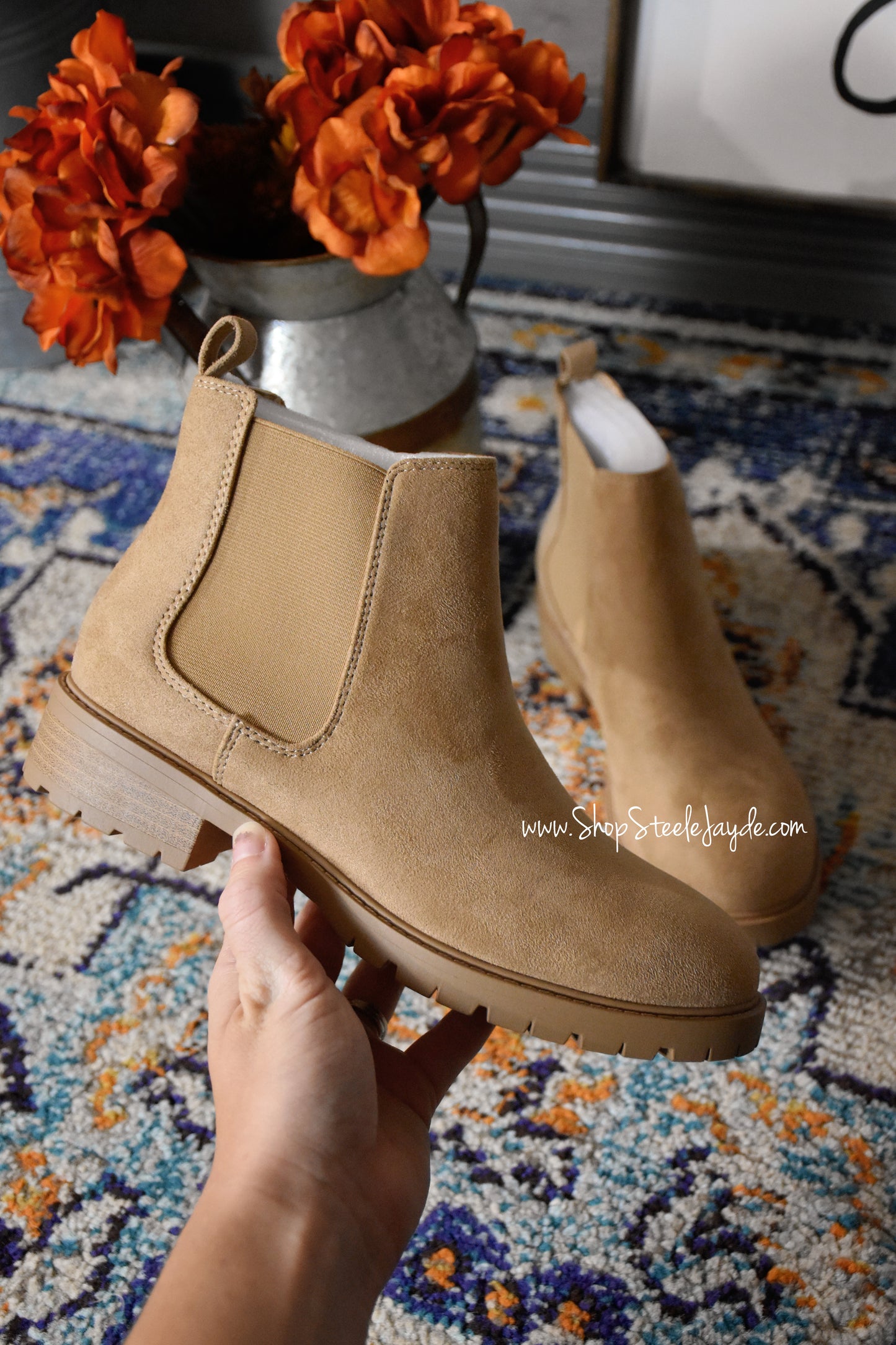 Candace Block Heel Ankle Bootie