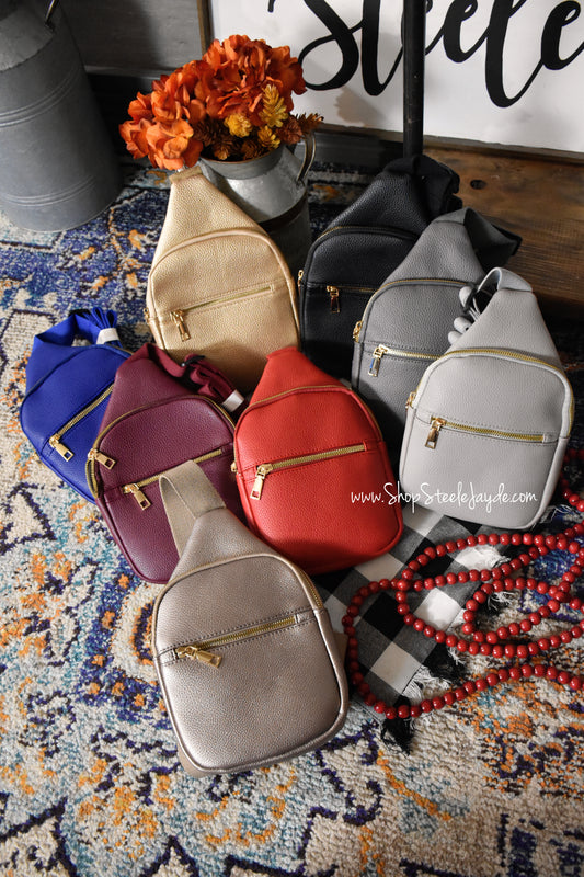 Taylor Simple Sling Bag {Multiple Colors}
