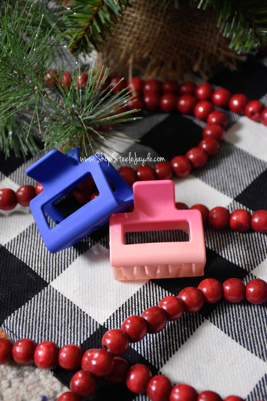 Mid-Size Matte Claw Clip 2-Pack