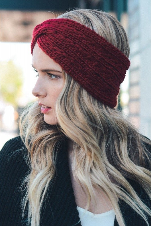 Twisted Knit Headband {Multiple Colors} CLEARANCE