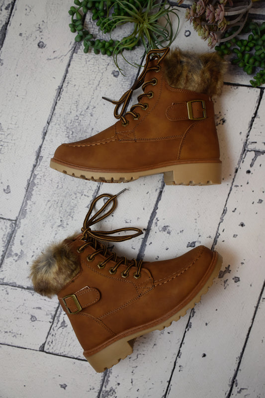 Top It Off Fur Accent Boot CLEARANCE