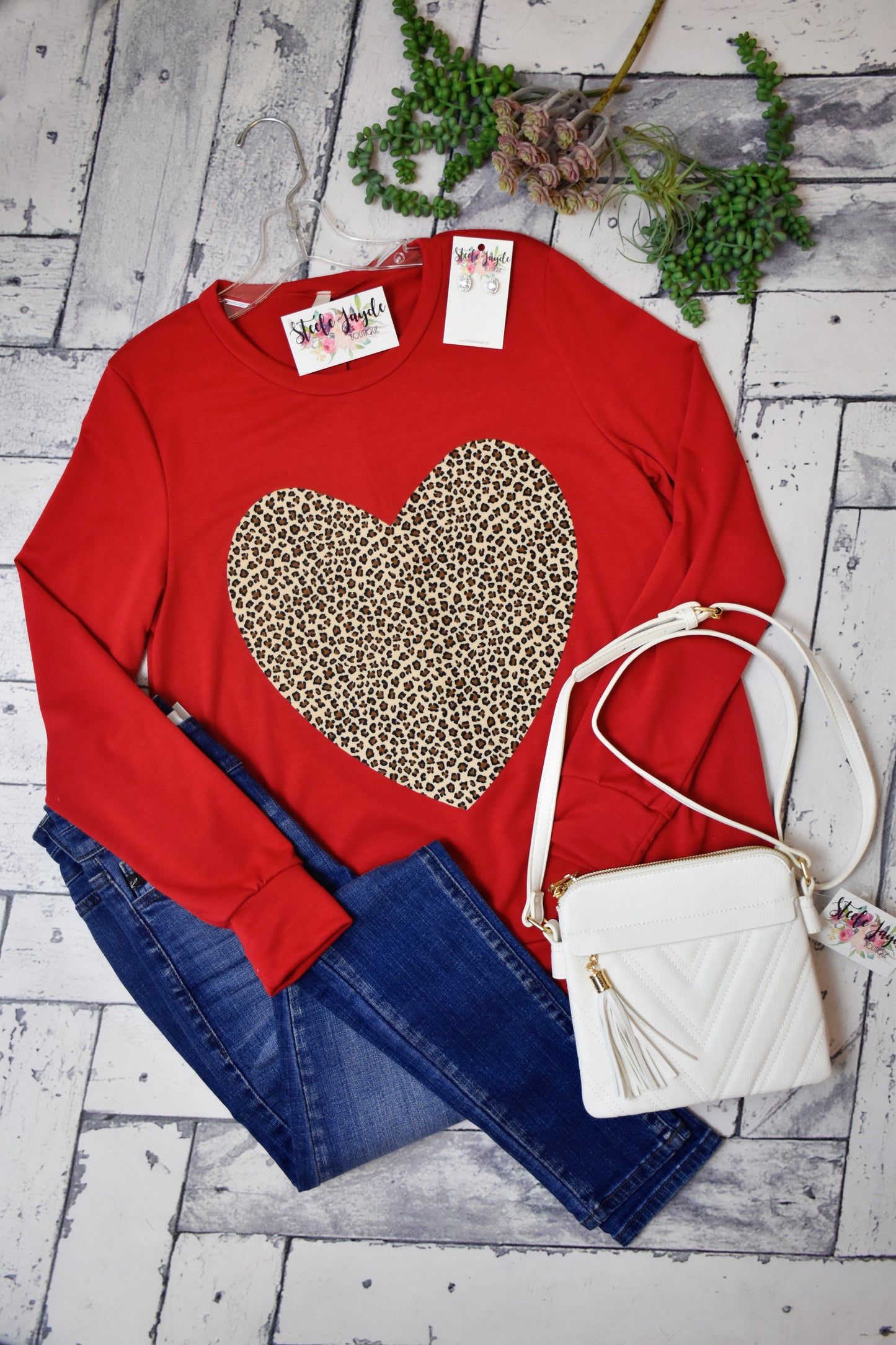 Chasing Hearts Top {Red}