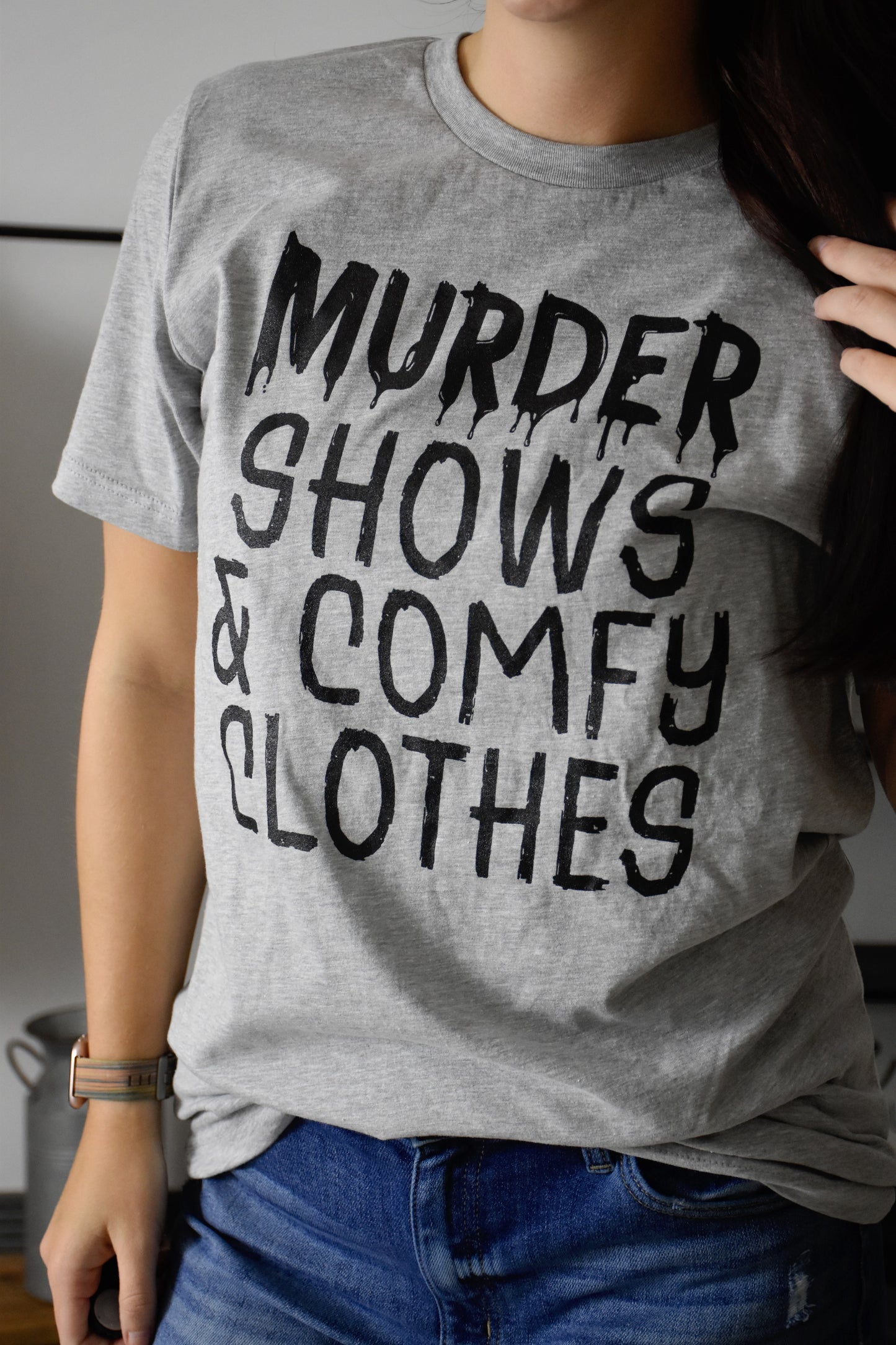 Murder Shows & Comfy Clothes Tee CLEARANCE