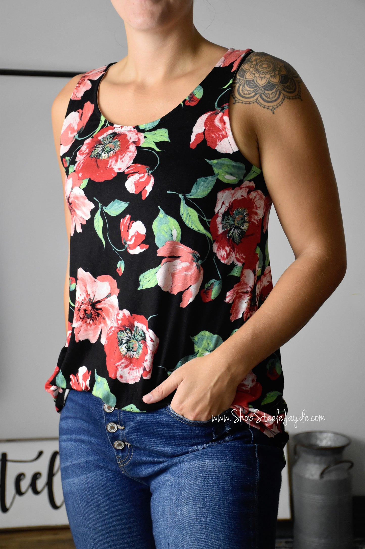 Radio Up Floral Top CLEARANCE