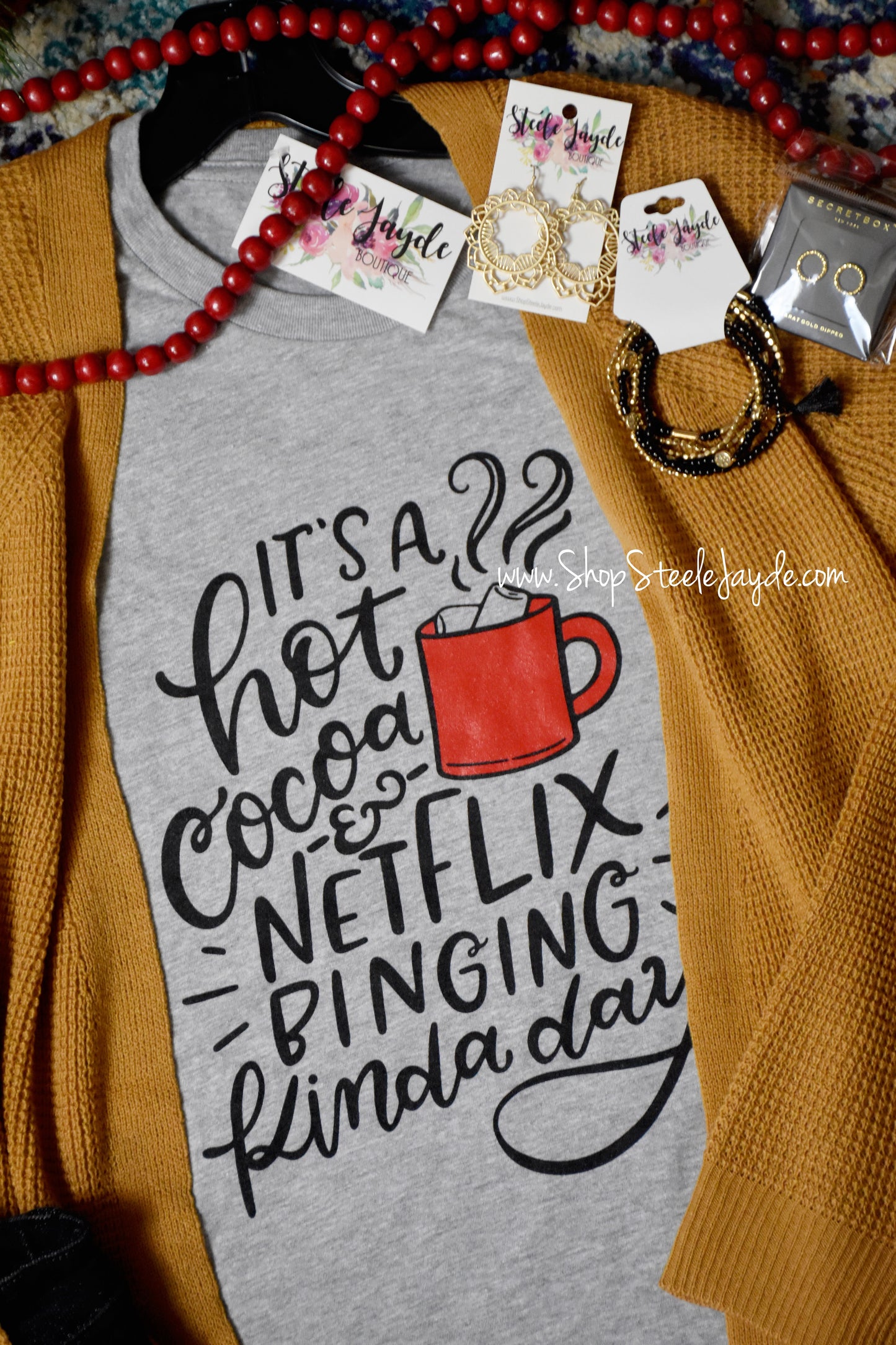 Hot Cocoa & Netflix Tee