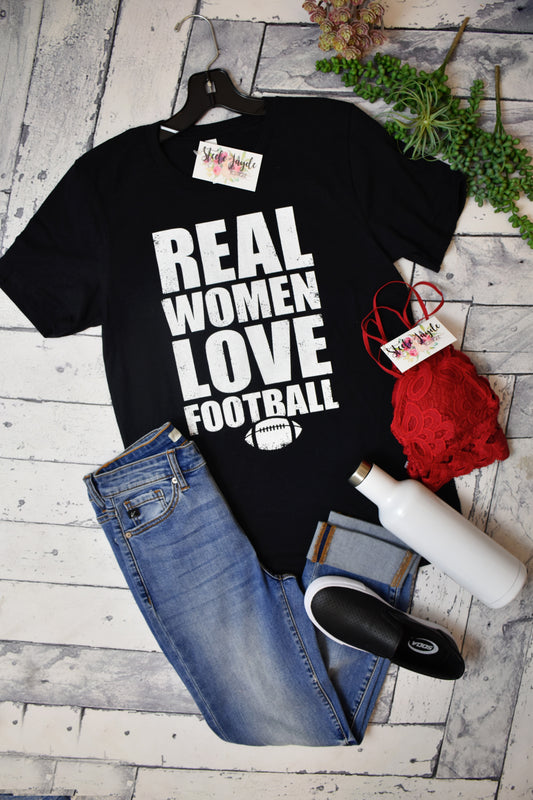 Real Women Love Football Tee