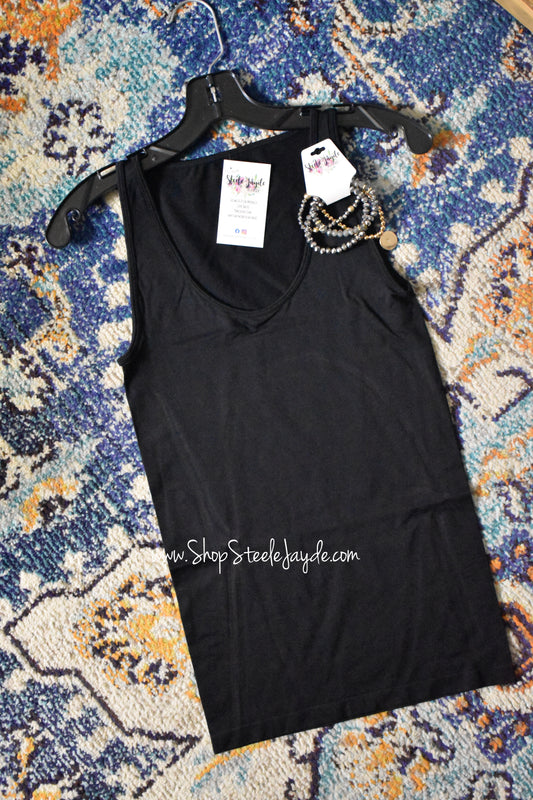 Ferguson Seamless Tank {Black}