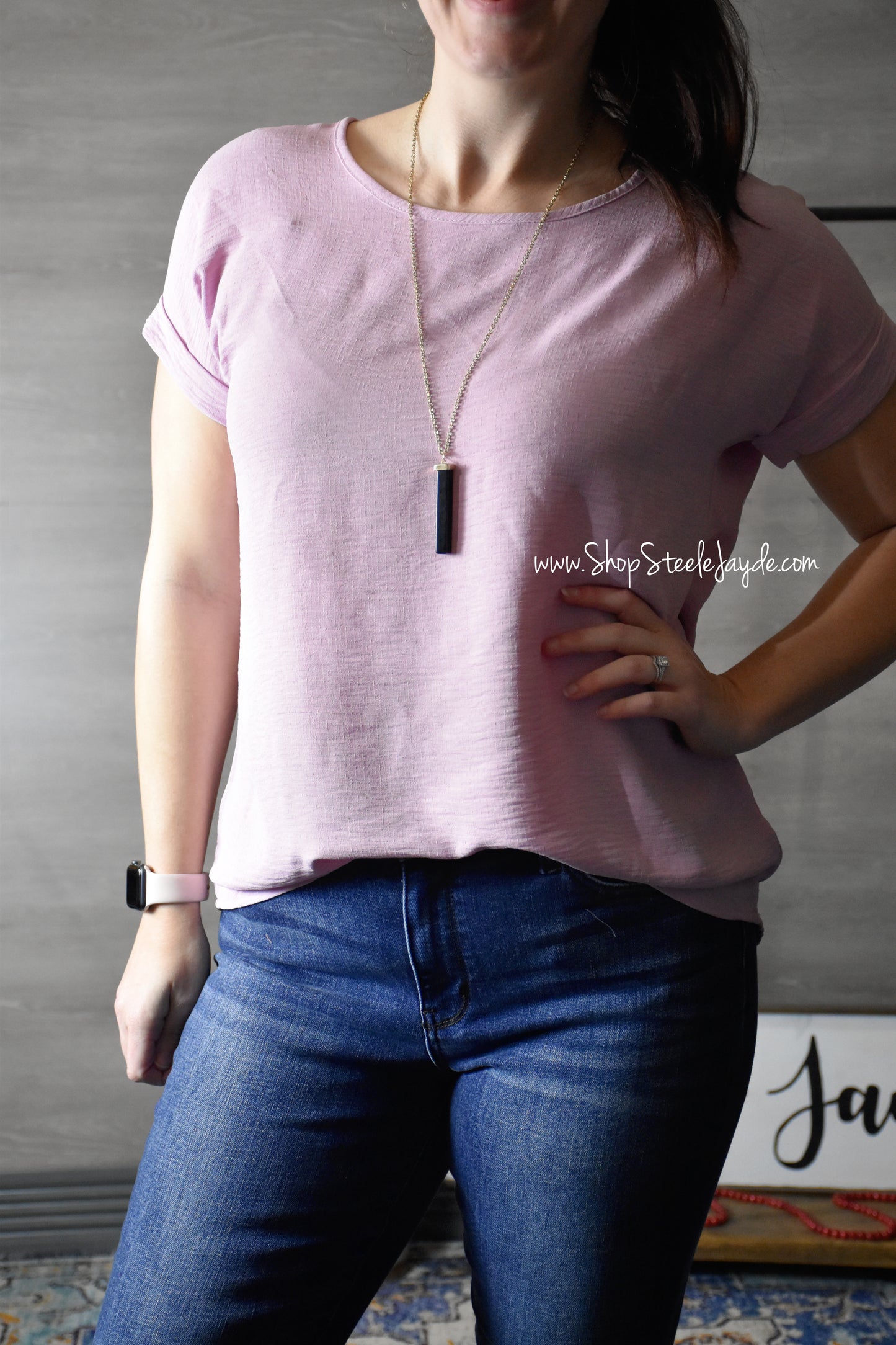 Stacey Business Casual Top {Orchid}