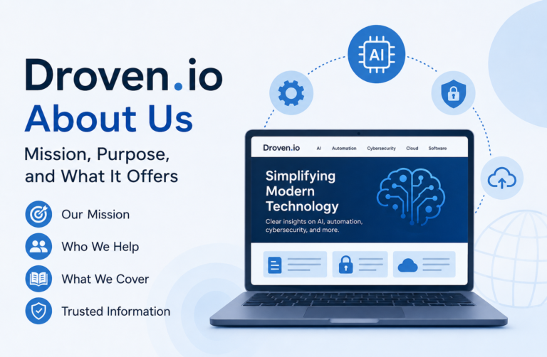 Droven IO About Us: Mission, Purpose, and What It Offers