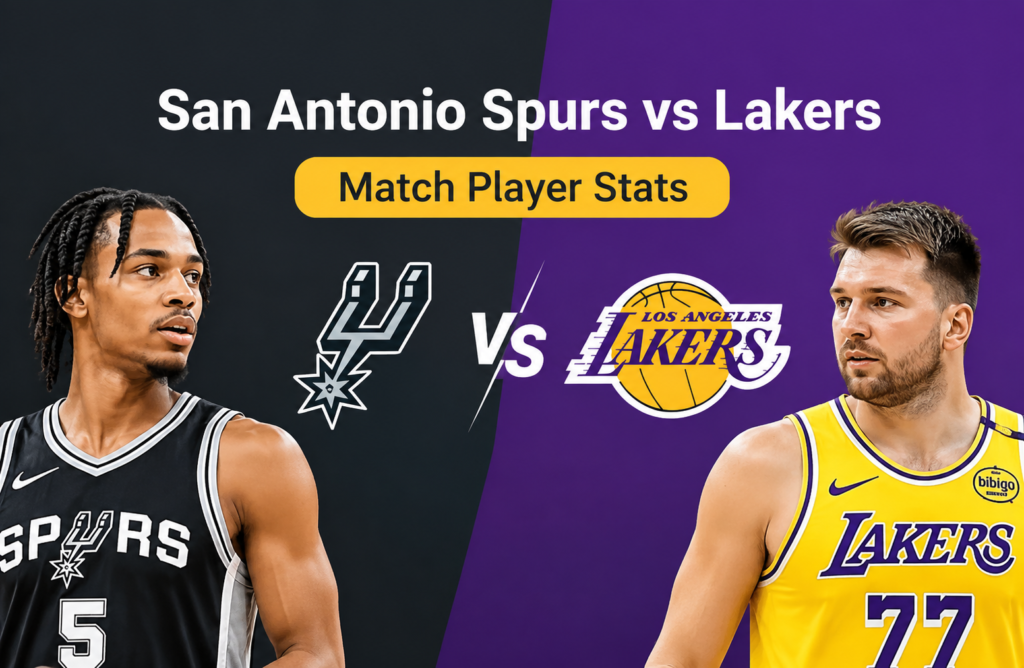 San Antonio Spurs vs Lakers Player Stats